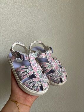 Keds Kids Floral Purple & Pink Sandals